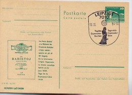 DDR P84-61-84 C105 Postkarte Zudruck SCHILLER "DIE RÄUBER" Leipzig Sost. 1984 - Cartes Postales Privées - Oblitérées