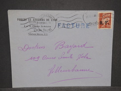 FRANCE - Surcharge De Lyon Sur Enveloppe Commerciale En 1944 Pour Villeurbanne - L 6848 - Libération