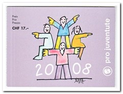 Pro Juventute 2008, Gestempeld USED, Booklet - Carnets