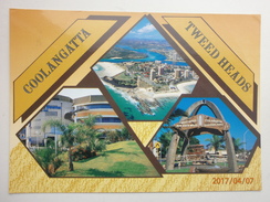 Postcard Coolangatta Tweed Heads Gold Coast Queensland New South Wales Australia PU 1990 Nice Banking Stamp My Ref B2918 - Gold Coast