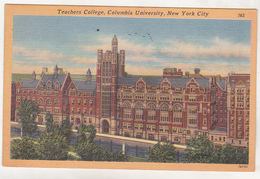 USA Circulated Postcard To Romania - 1962 - Teachers College , Columbia University - Enseignement, Écoles Et Universités