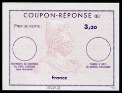 FRANCE  French Reply Coupon  /  Coupon Réponse Régime Français - Cupón-respuesta