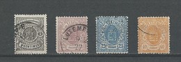 Luxembourg: 27 + 31 + 32 + 35 Oblit - 1859-1880 Wappen & Heraldik