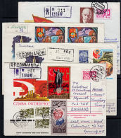 C0340 RUSSIA USSR, 4 @ Registered Covers With Space Stamps - Other & Unclassified