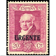 ES516STV-LFT***516STECU.Spain.Esgane.AVION,Retrato Del Pintor Goya.QUINTA DE GOYA.URGENTE.1930 (Ed 516**) - Correo Urgente