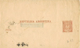23840. Faja Publicacion Entero Postal BUENOS AIRES (Argentina) 1890. - Entiers Postaux