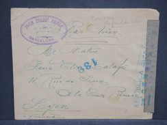 ESPAGNE - Enveloppe De Barcelone Pour La France Avec Censure De Barcelone  - L 6945 - Republikeinse Censuur