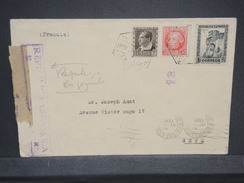ESPAGNE - Enveloppe Pour La France En 1937 Avec Censure - L 6957 - Bolli Di Censura Repubblicana