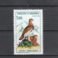 Andorre YT 275 ** : Perdrix Blanche - 1979 - Patrijzen, Kwartels