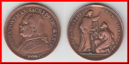 *** ITALIE ETATS PAPAUX - ITALIA PAPAL STATES - MEDAL PIUS IX - ROMA - TIBI DABO CLAVES REGNI COELORVM *** - Monarquía/ Nobleza