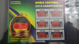 LIBERIA WINNERS WINNER SOCCER WORLD CUP FOOTBALL COUPE MONDE GERMANY MATCH GAME AGAINST PORTUGAL FLAG 2014 MNH ** RARE - 2014 – Brazilië