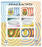 Coppa Del Mondo Di Calcio. Italia '90. - Blocs-feuillets