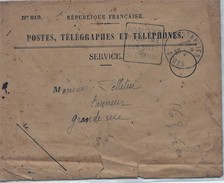 Lettre En Franchise 1936 Avec Daguin De Pontarlier 25 Doubs - Cartas Civiles En Franquicia