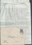 ALLEMAGNE LETTRE F.P. KOELLE OB WIESBADEN POUR PARIS 4 PAGES : - 1950 - ...