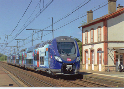 Montfort-le-Gesnois.. La Pécadière.. Automotrice Régio 2N TER Centre SNCF Gare Train Locomotive - Montfort Le Gesnois