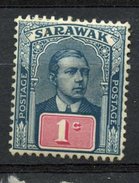 Sarawak 1918 1c Sir Charles Brooke Issue #50  MH - Sarawak (...-1963)