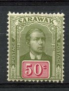 Sarawak 1918 50c Sir Charles Brooke Issue #69  MH - Sarawak (...-1963)