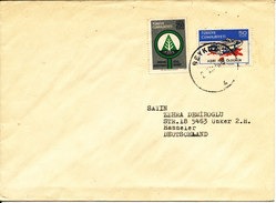 Turkey Cover Sent To Germany - Lettres & Documents