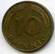 Allemagne Germany 10 Pfennig 1990 F J 383 KM 108 - 10 Pfennig
