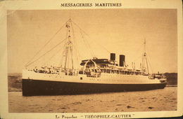 CPA - Cie Des Messageries Maritimes - Le Paquebot à Vapeur " THEOPHILE-GAUTIER " - BE - Steamers