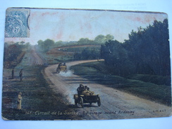 C.P.A.Colorisée - Circuit De La Sarthe - Le Virage Avant Ardenay - 1906 - TTB+ - (14) - Le Mans