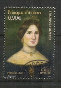 La Baronesa María Dolores Parrella, 2015,  Un Timbre Oblitéré, 1 ère Qualité, Cachet Rond. AND.ESP - Used Stamps