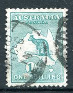 Australia 1913-14 Roos (1st Wmk.) - 1/- Emerald - Die II - Used (SG 11) - Used Stamps