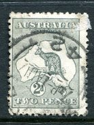 Australia 1915 KGV Roos (3rd Wmk.) - 2d Grey - Die I - Used (SG 35) - Gebruikt