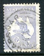 Australia 1915 KGV Roos (3rd Wmk.) - 6d Ultramarine - Die II - Used (SG 38) - Oblitérés