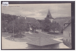 DISTRICT DE NYON - ARZIER - EGLISE ET CURE - TB - Arzier-Le Muids