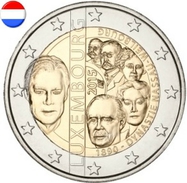 253 - 2 EURO COMMEMORATIVE - UNC - LUXEMBOURG 2015 - 125 Ans De La Dynastie - Luxembourg