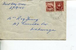 (PH 52) Very Old - 1950 - Australia - NSW -   (FDC Cover) - Cartas & Documentos