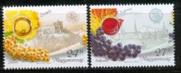 HUNGARY 1999 CULTURE Flora Plants Grapes HUNGARIAN WINE REGIONS - Fine Set MNH - Unused Stamps