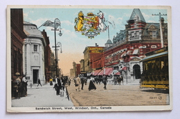 Crawford Hotel, Sandwich Street, West, Windsor, Ontario, Canada, 1920 - Windsor