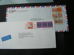 HK China , 2 Cv, 1986 - Lettres & Documents