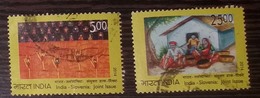 India - 20I4 -India - Slovenia Joint Issue - Set Of 2    - USED. ( D ) CP - 10. - Usados