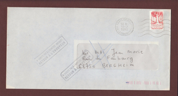 2772 De 1992 - Adresse Fantaisiste - M. MAI à BERGHEIM. 68 - Retour Flamme De Bergheim - Voir Les 2 Scannes - Used Stamps