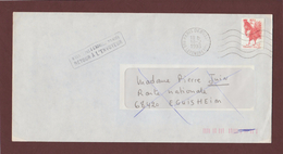 2774 De 1992 - Adresse Fantaisiste - M. JUIN à EGUISHEIM. 68 - Retour Cachet De HERRLISHEIM PRES COLMAR - Voir 2 Scannes - Gebraucht