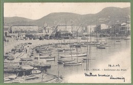 CPA Dos Simple - ALPES MARITIMES - NICE - INTÉRIEUR DU PORT - Barques Et Bateaux - Maritiem Transport - Haven