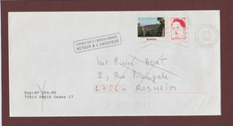2773 De 1992 - Adresse Fantaisiste - M. AOUT à ROSHEIM. 67 - Retour Cachet De ROSHEIM - Voir 2 Scannes - Used Stamps