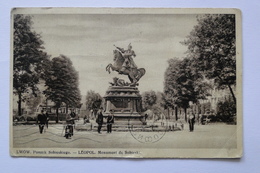 Ukraine Lwow Pomnik Sobieskiego - Leopol Monument De Sobieski  1937 A 120 - Ukraine