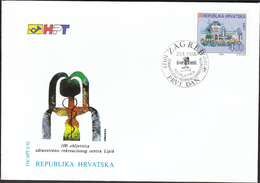 Croatia Zagreb 1993 / Health And Recreation Center Lipik 100 Years - Bäderwesen