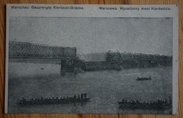 Warschau / Warszawa / Varsovie - Gesprengte Kierbedz-Brücke / Wysadzony Most Kierbedzia - (n°7726) - Polen