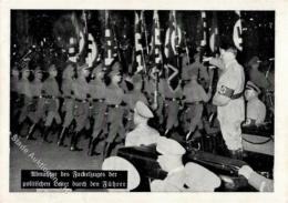 Hitler Nürnberg (8500) Reichsparteitag 1938 Abnahme Des Fackelzugs Foto AK I-II - Ohne Zuordnung