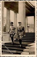 Mussolini Hitler WK II PH  Foto AK I-II - Ohne Zuordnung