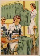 Propaganda WK II Frauen Schaffen Für Euch In Der Uniformschneiderei Sign. Gagelmann Künstler-Karte I-II Femmes - Ohne Zuordnung