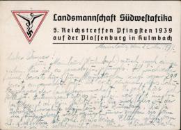 NS-STUDENTIKA WK II - LANDSMANNSCHAFT SÜDWESTAFRIKA - 5.Reichstreffen In KULBACH 1939 I-II - Non Classificati