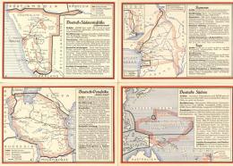 DEUTSCHE KOLONIAL-AUSSTELLUNG 1934-1940 - 4 So-Karten DSW, KAMERUN,DOA Und DEUTSCHE SÜDSEE" Je Mit S-o I-II" - Non Classificati