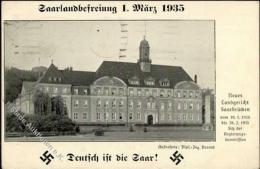 SAARBEFREIUNG 1935 WK II - SAARBRÜCKEN - Deutsch Die Saar - S-o I-II - Ohne Zuordnung