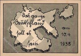 NS-LANDKARTE WK II - Das Ganze Deutschland Soll Es Sein 10.4.1938 I - Ohne Zuordnung